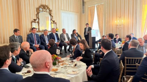 VIDEO | Sáenz participó en el Council of the Americas de un encuentro con líderes empresariales e inversores