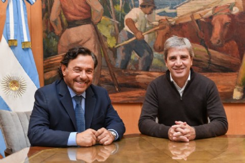 Sáenz se reunió con Santilli y “Lule” Menem para avanzar en una agenda de políticas de desarrollo federal