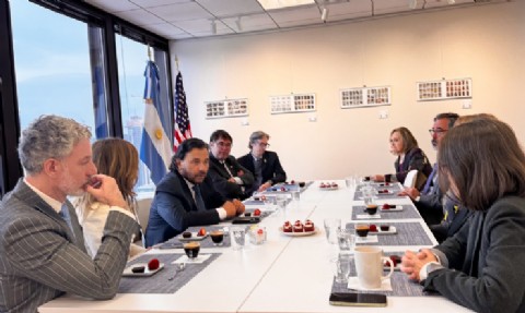 En Estados Unidos, Sáenz presentó a Salta como destino estratégico de inversiones