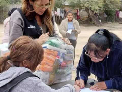 El Programa Focalizado avanza con la distribución de módulos alimentarios en San Martín y Rivadavia