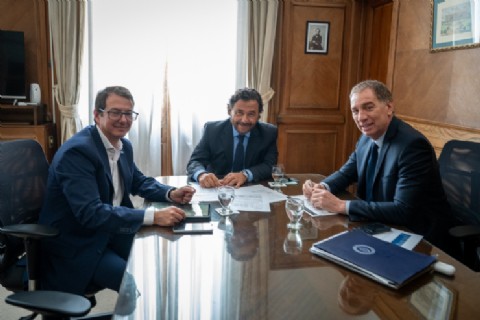 Sáenz gestionó con el Ministro del Interior la continuidad de obras federales en Salta