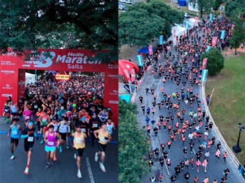 Media Maratón New Balance: 2000 atletas recorrieron las calles salteñas