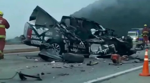 VIDEO | La música popular salteña de luto: murió el baterista de una banda de cumbia tras chocar con un camión