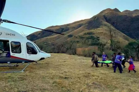 En el primer semestre la provincia realizó más de 100 traslados sanitarios aéreos