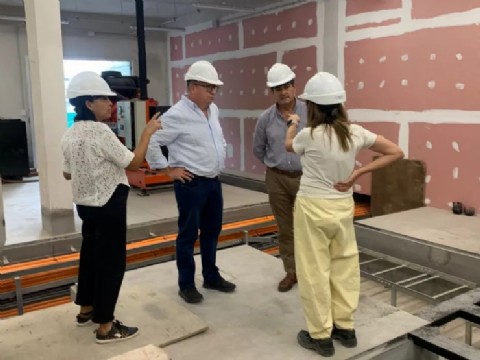 El Gobierno provincial supervisó las obras de ampliación y refuncionalización del hospital San Bernardo
