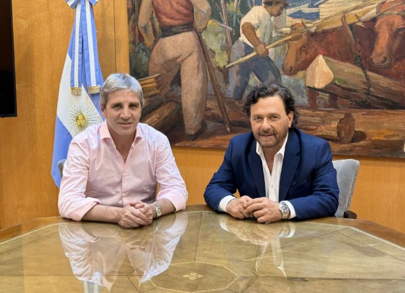 El gobernador Sáenz se reunió con el Ministro de Economía de Nación