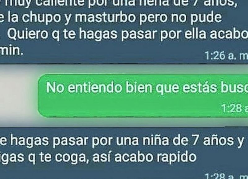 Aberrantes chats corroboraron que un gendarme abusó de una nena de 7 años y fue detenido