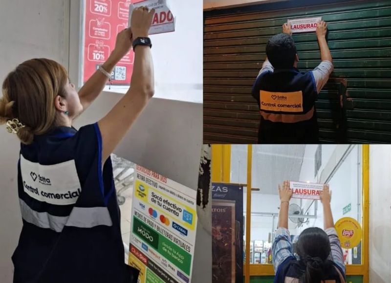 El municipio de Salta clausuró dos supermercados por irregularidades sanitarias