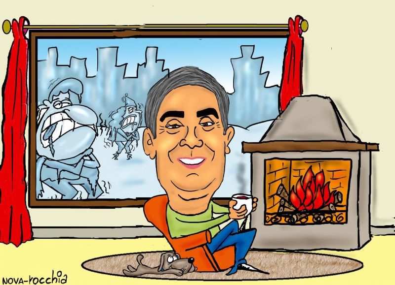 Con las manos manchadas: Mimessi inauguró un refugio luego de la tragedia