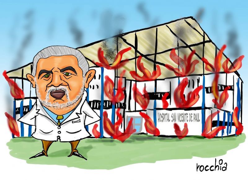 Esteban, de ministro a "pichón" de la barrabrava de Juventud Antoniana