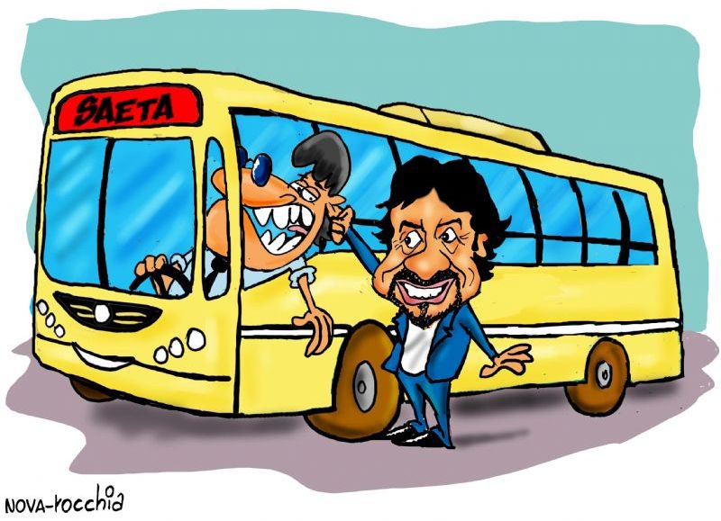 Gustavo tiró orejas y frenó a los empresarios de colectivos