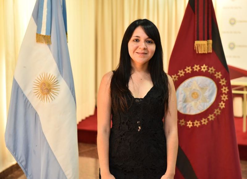 Rosa Araya, una de las funcionarias más jóvenes de la gestión de Gustavo Sáenz