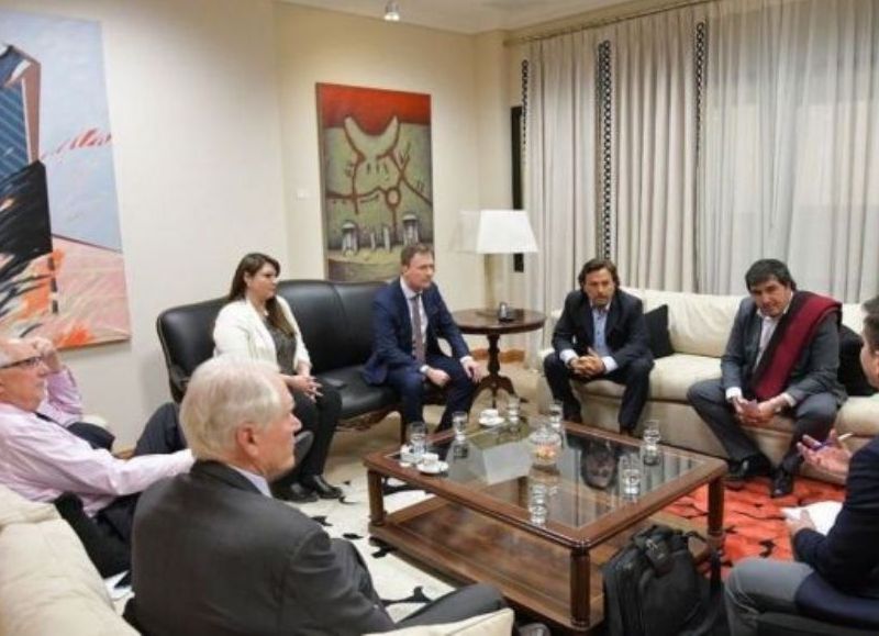 Sáenz recibió a los directivos de la minería First Quantum