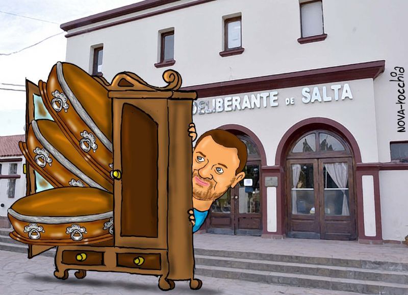 Madile y la colección de difuntos en el placard