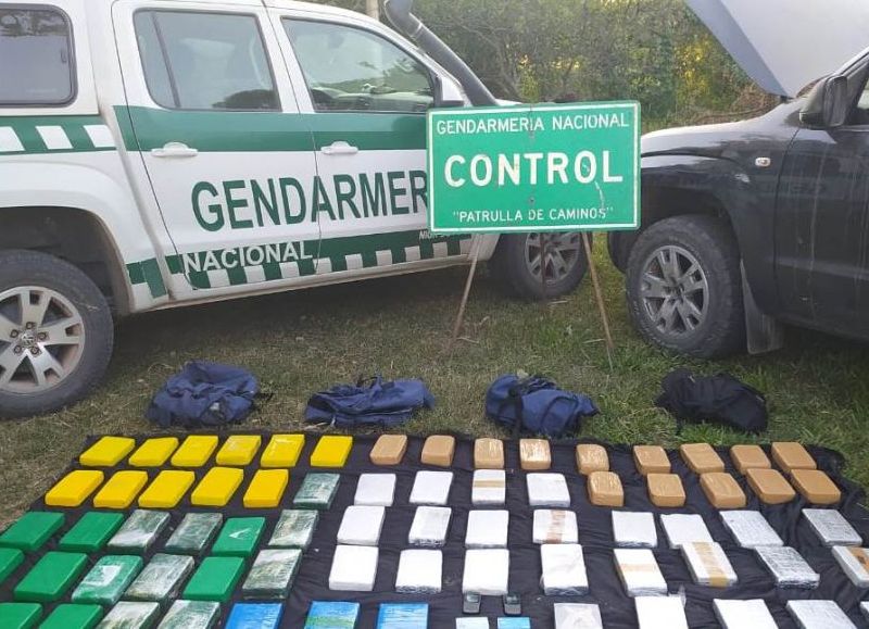 Incautan 72 kilos de cocaína tras una espectacular persecución: los narcos están prófugos